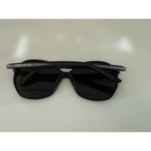 Balenciaga BB0005S 001 58-17 140 Round/Oval Black Grey Sunglasses Cat.3 & Case - Picture 12 of 16